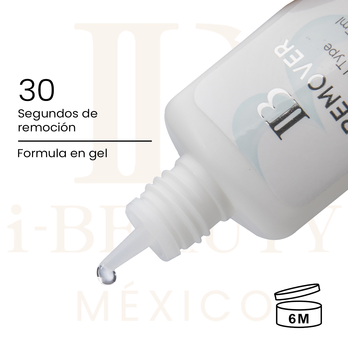 Removedor en gel para extensiones de pestañas GBL Free