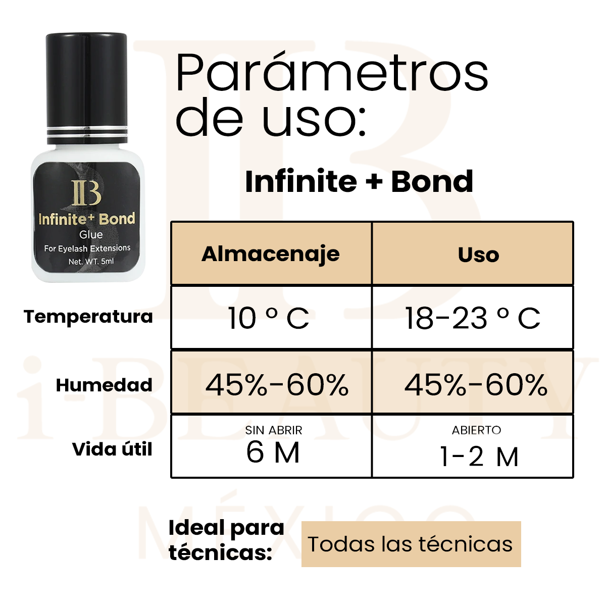 Adhesivo IB Infinite Plus Bond Tapa Negra