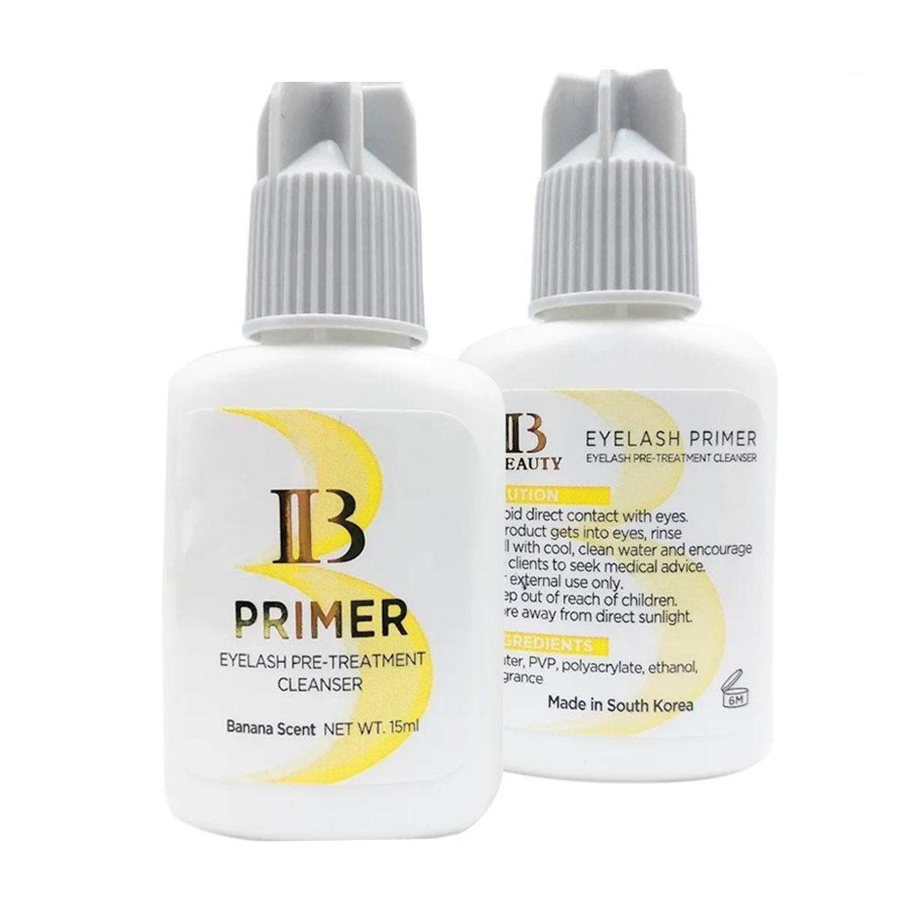 Precauciones, ingredientes y tiempo de vida útil del primer banana ib para extensiones de pestañas